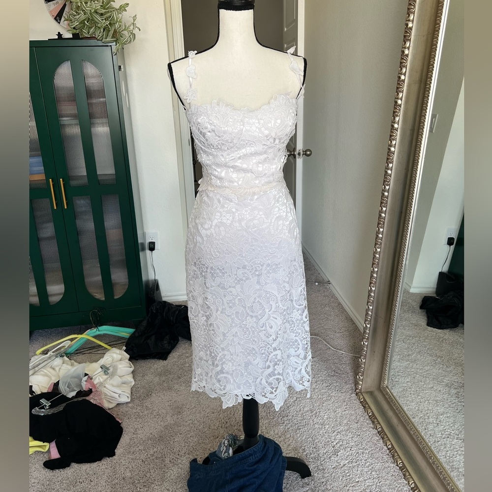 Lace two piece skirt